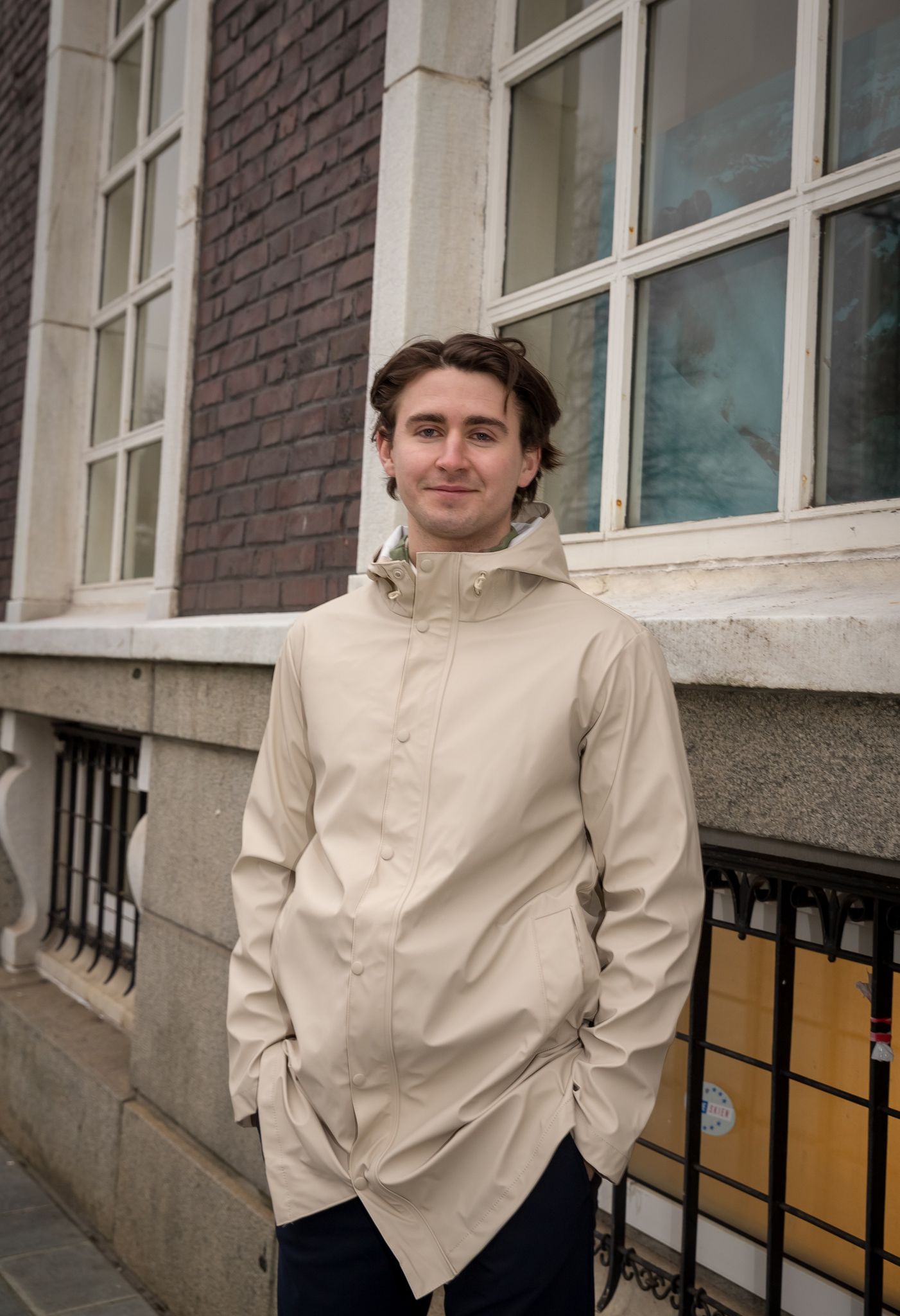 Magnus Regn Jakke - Beige/ Oatmeal